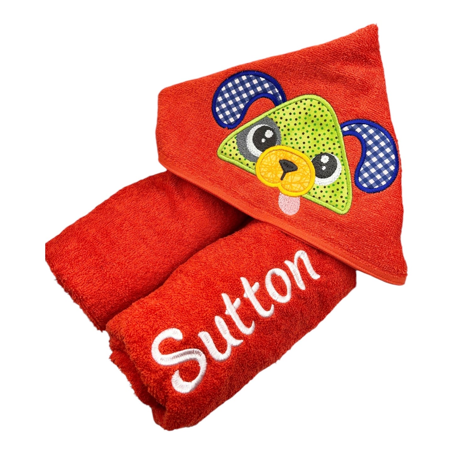 Kids' Hooded Towel with DOG