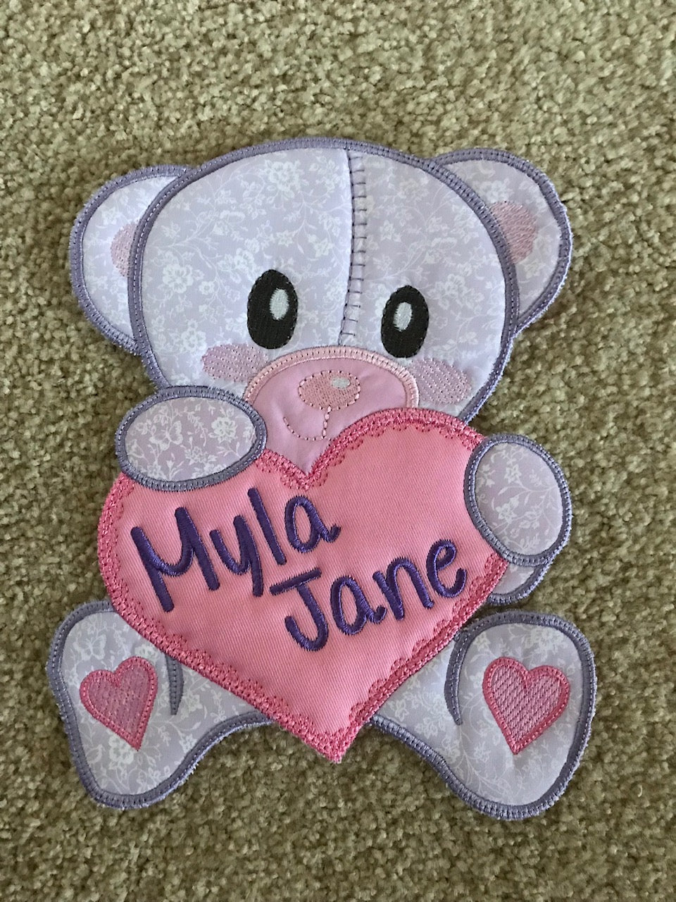 Embroidered Kids' Door Plaques