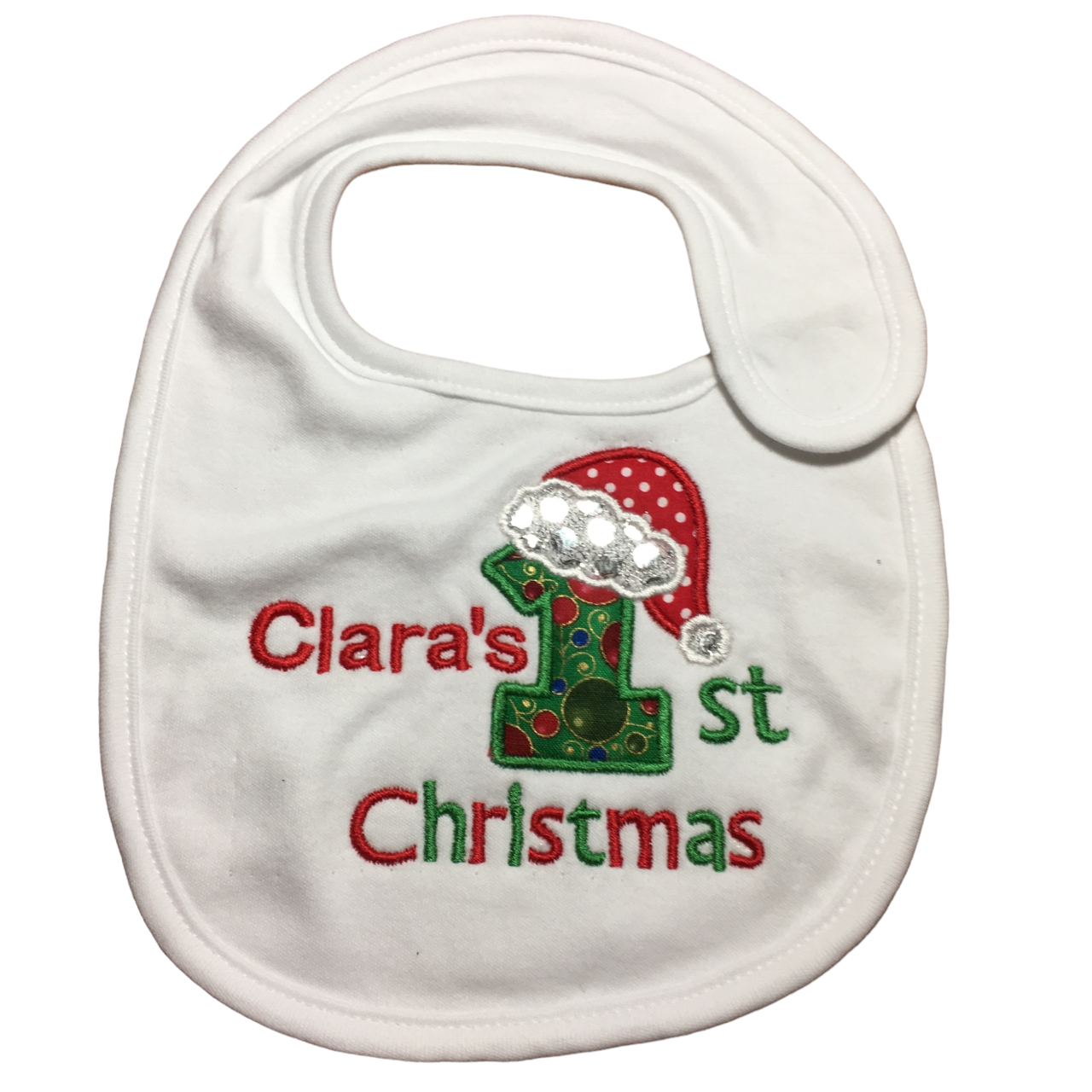 Baby Bib - First Christmas