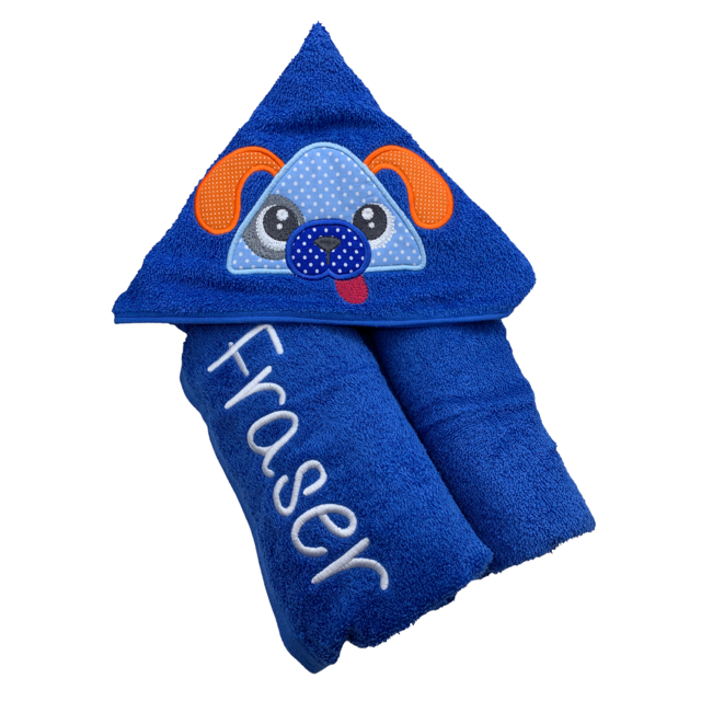 Kids' Hooded Towel with DOG