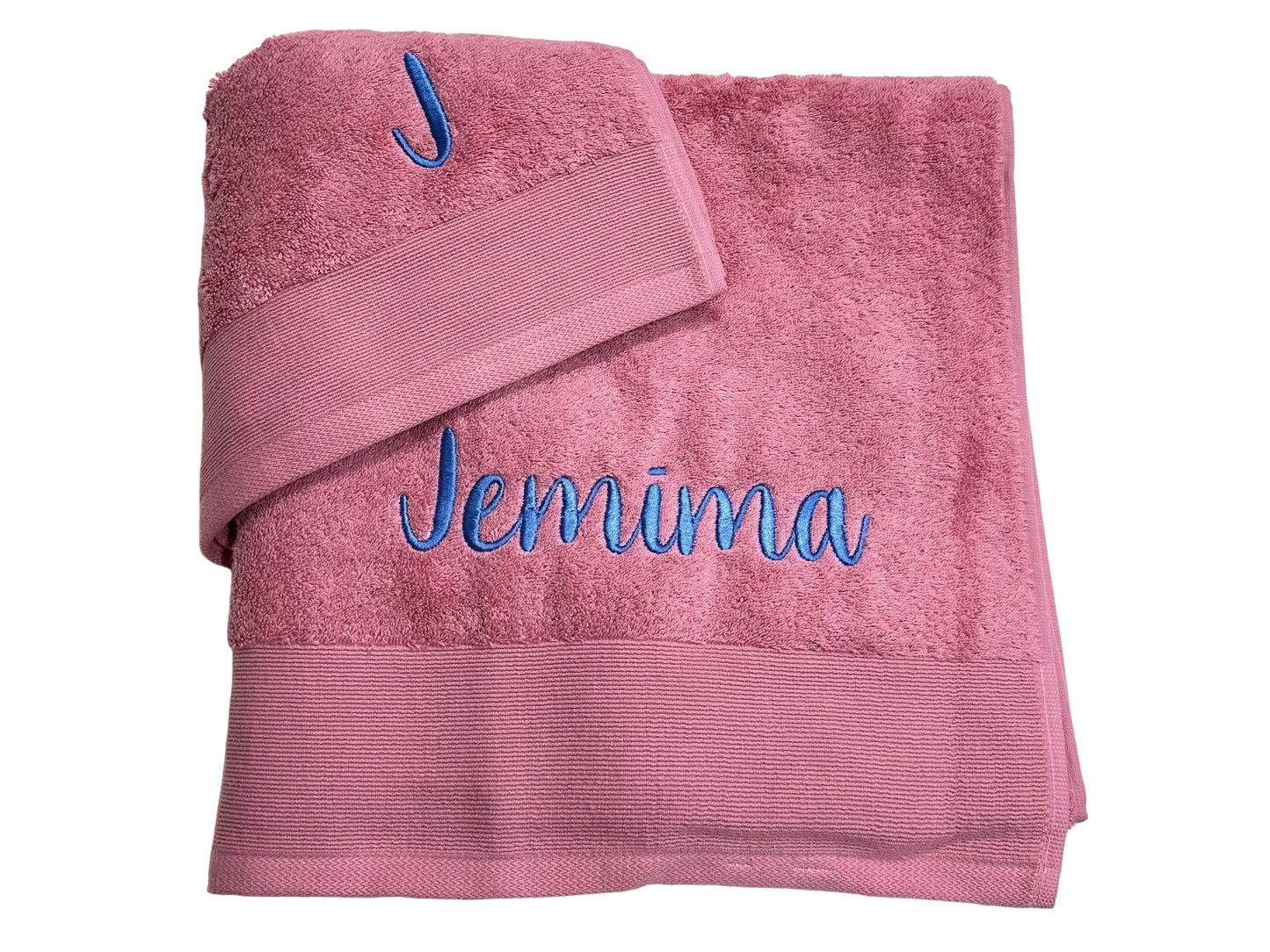 Embroidered Towel with Name only