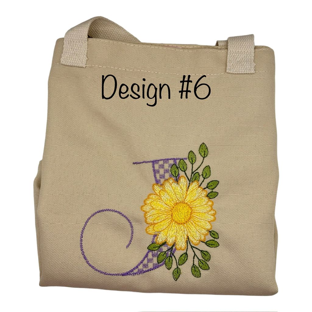 Canvas Tote bag with Monogram