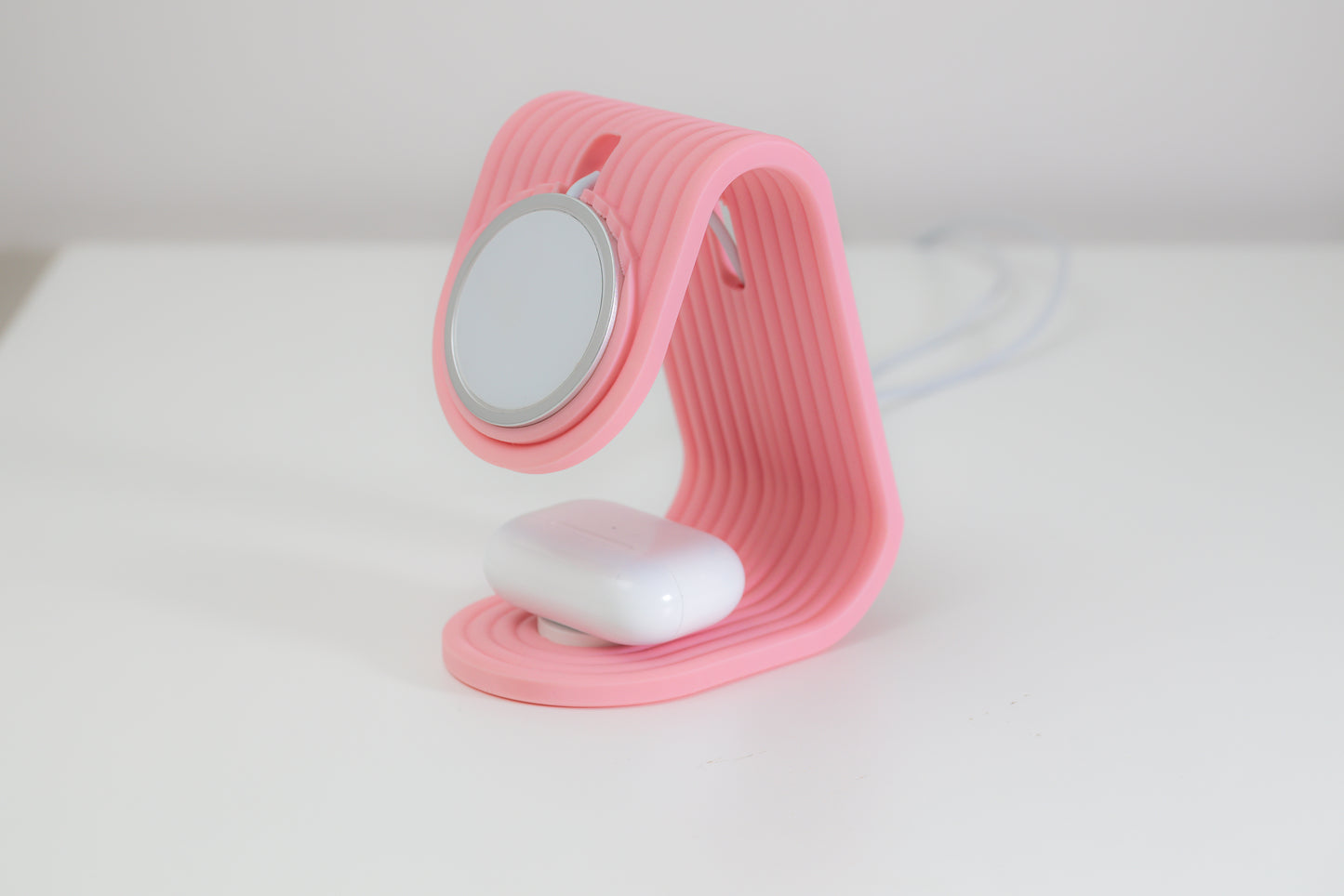 Charging Stand - iPhone & Apple Watch Or Airpods - Pink