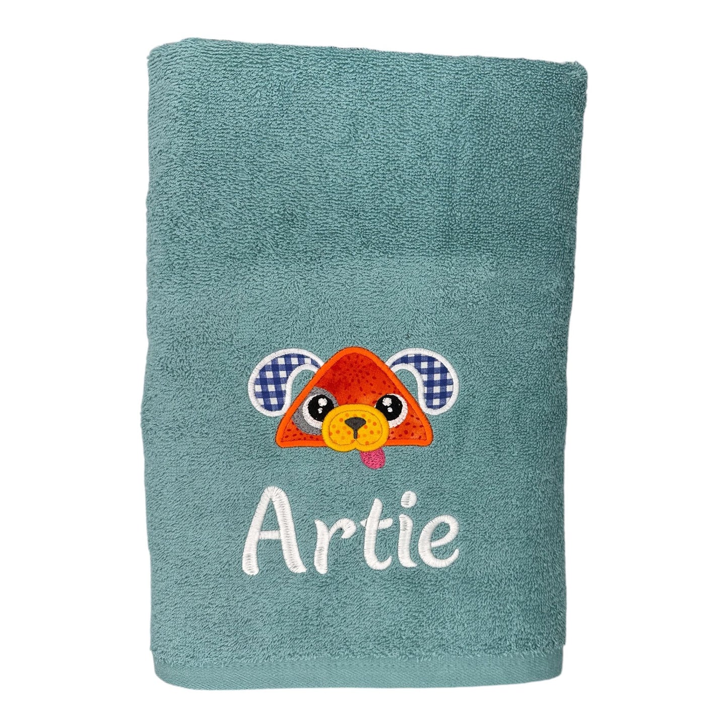 Kids Embroidered Towel with Name & design of your choice