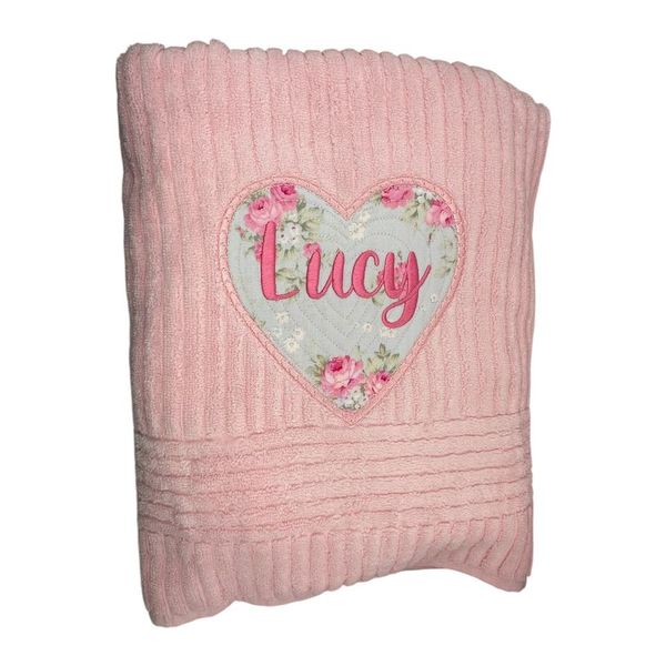 Embroidered Baby Bath Towel