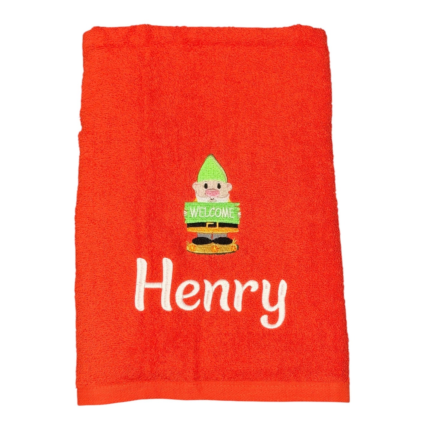 Kids Embroidered Towel with Name & design of your choice