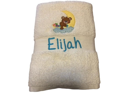 Embroidered Baby Bath Towel