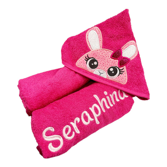 Kids' Hooded Towel with BUNNY