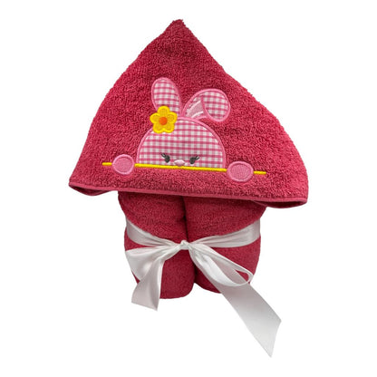 Kids' Hooded Towel with PEEKING BUNNY