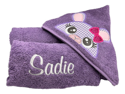 Kids' Hooded Towel with BUNNY