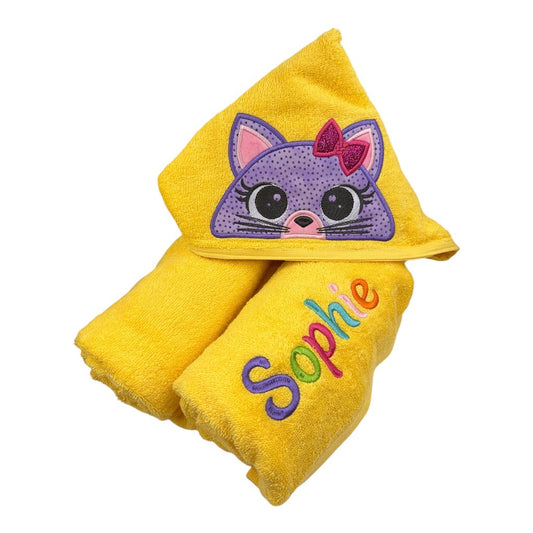 Kids' Hooded Towel with CAT