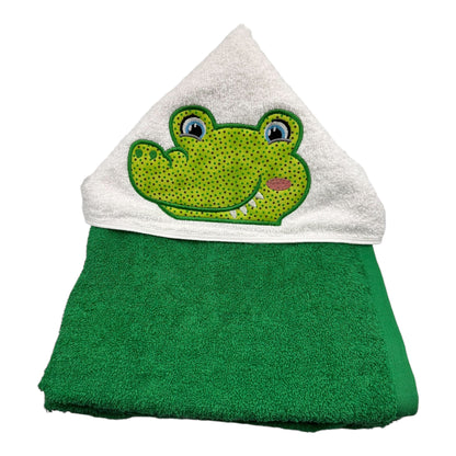 Kids' Hooded Towel with CROCODILE