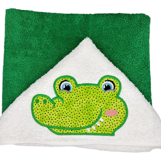 Kids' Hooded Towel with CROCODILE