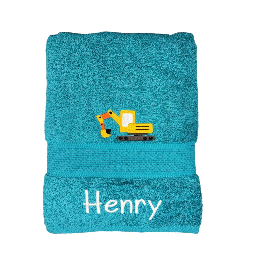 Embroidered Towel with DIGGER