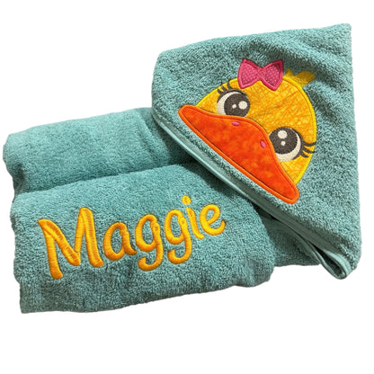 Kids' Hooded Towel with DUCK
