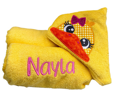 Kids' Hooded Towel with DUCK