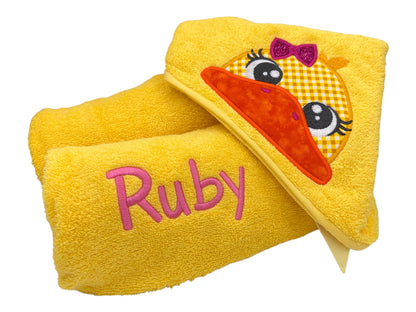 Kids' Hooded Towel with DUCK