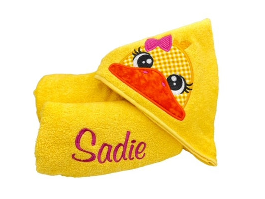 Kids' Hooded Towel with DUCK