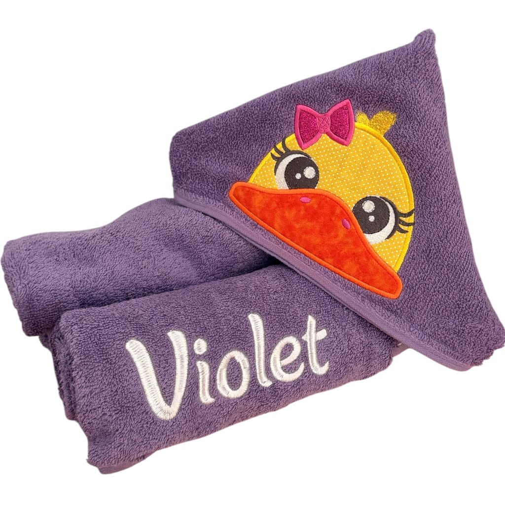 Kids' Hooded Towel with DUCK