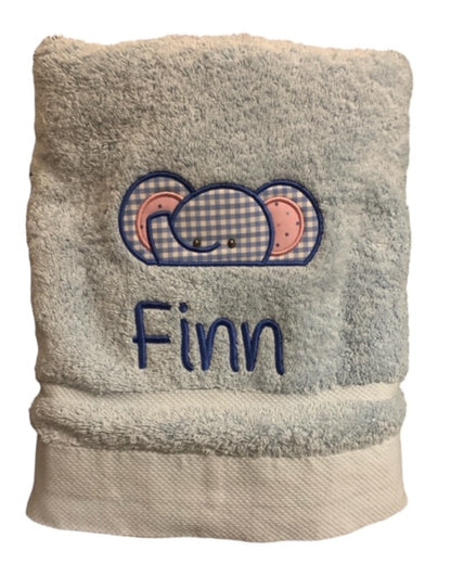 Embroidered Baby Bath Towel