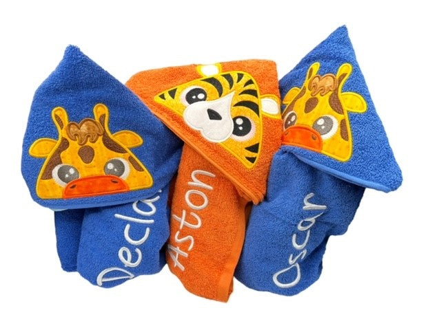 Kids' Hooded Towel with GIRAFFE