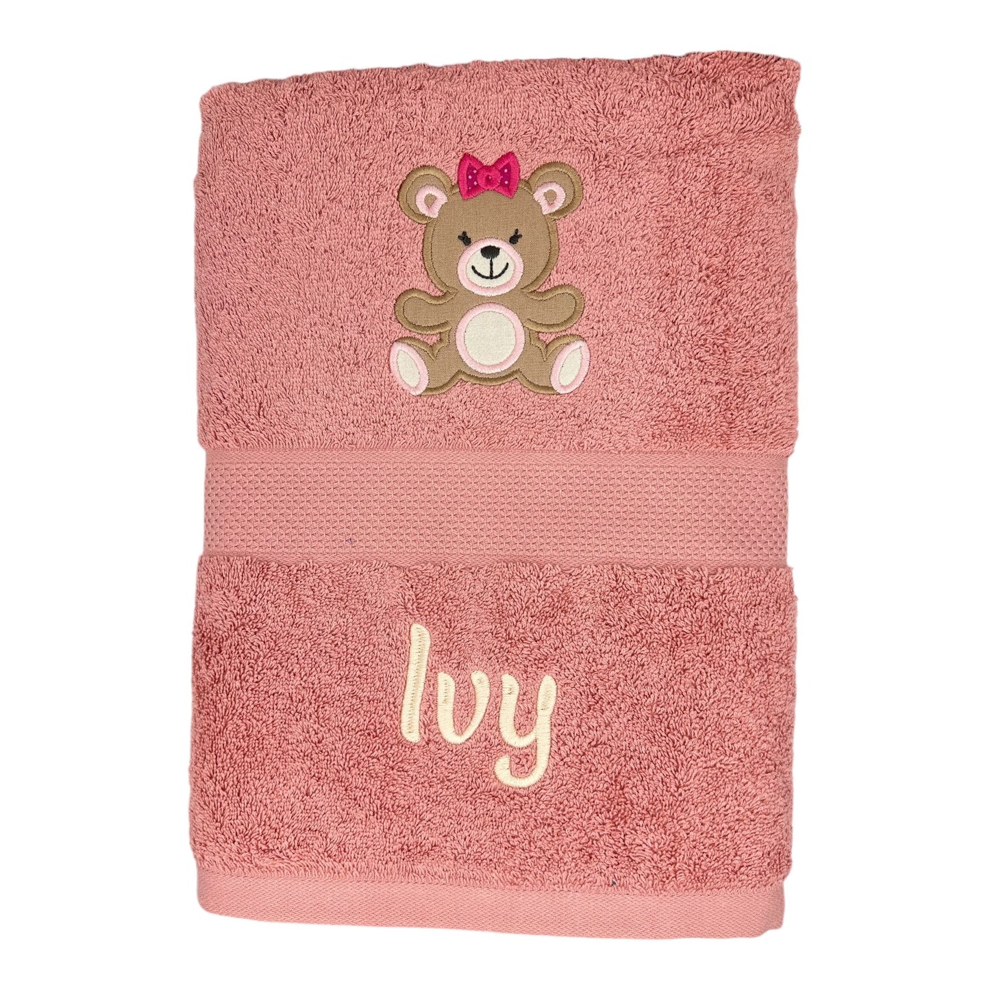 Baby Bath Towel with TEDDY BEAR