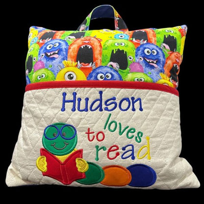 Reading Pillow with pocket