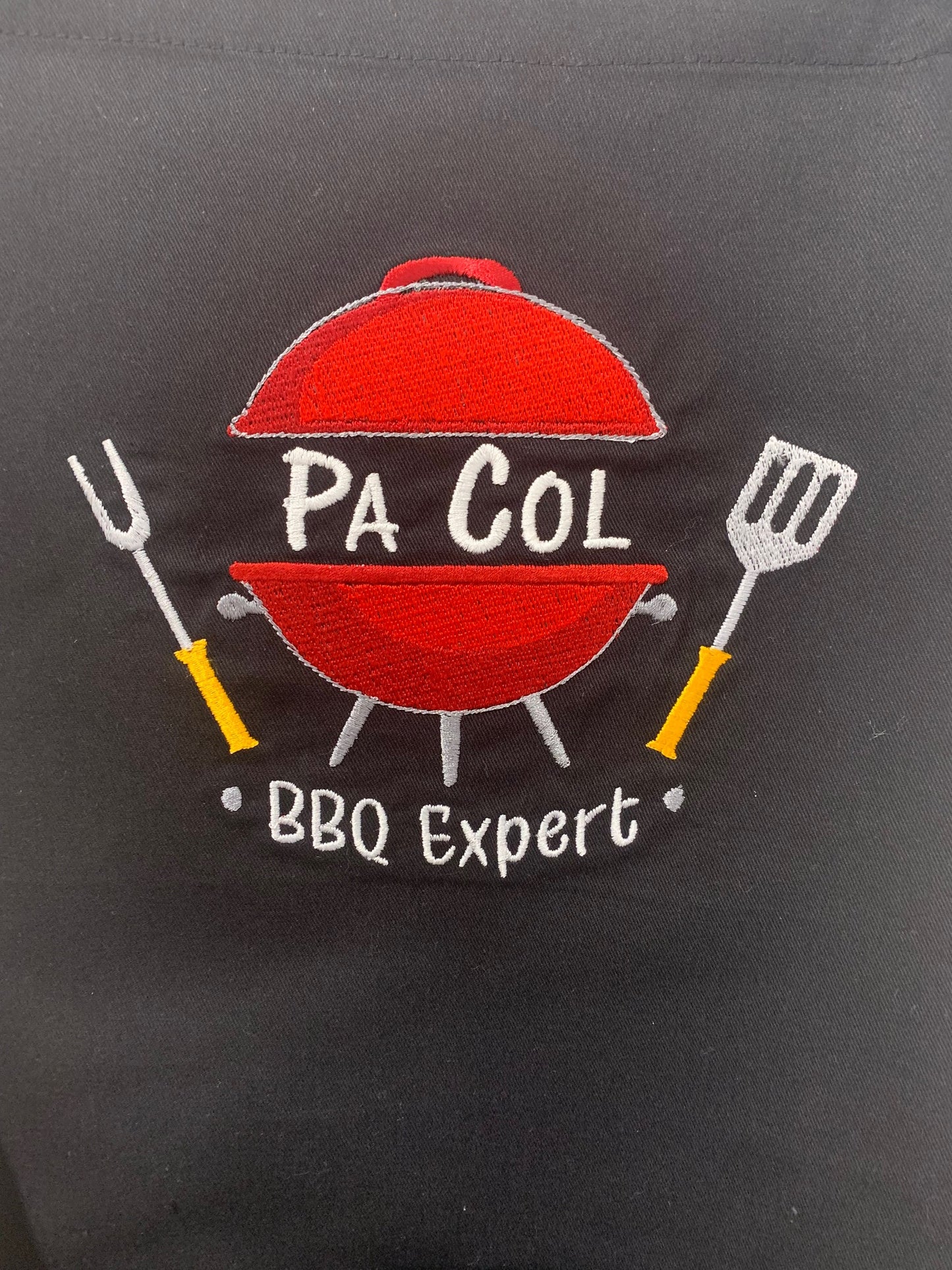 BBQ Apron, embroidered, personalised