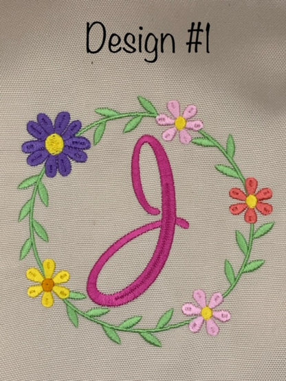 Canvas Tote bag with Monogram