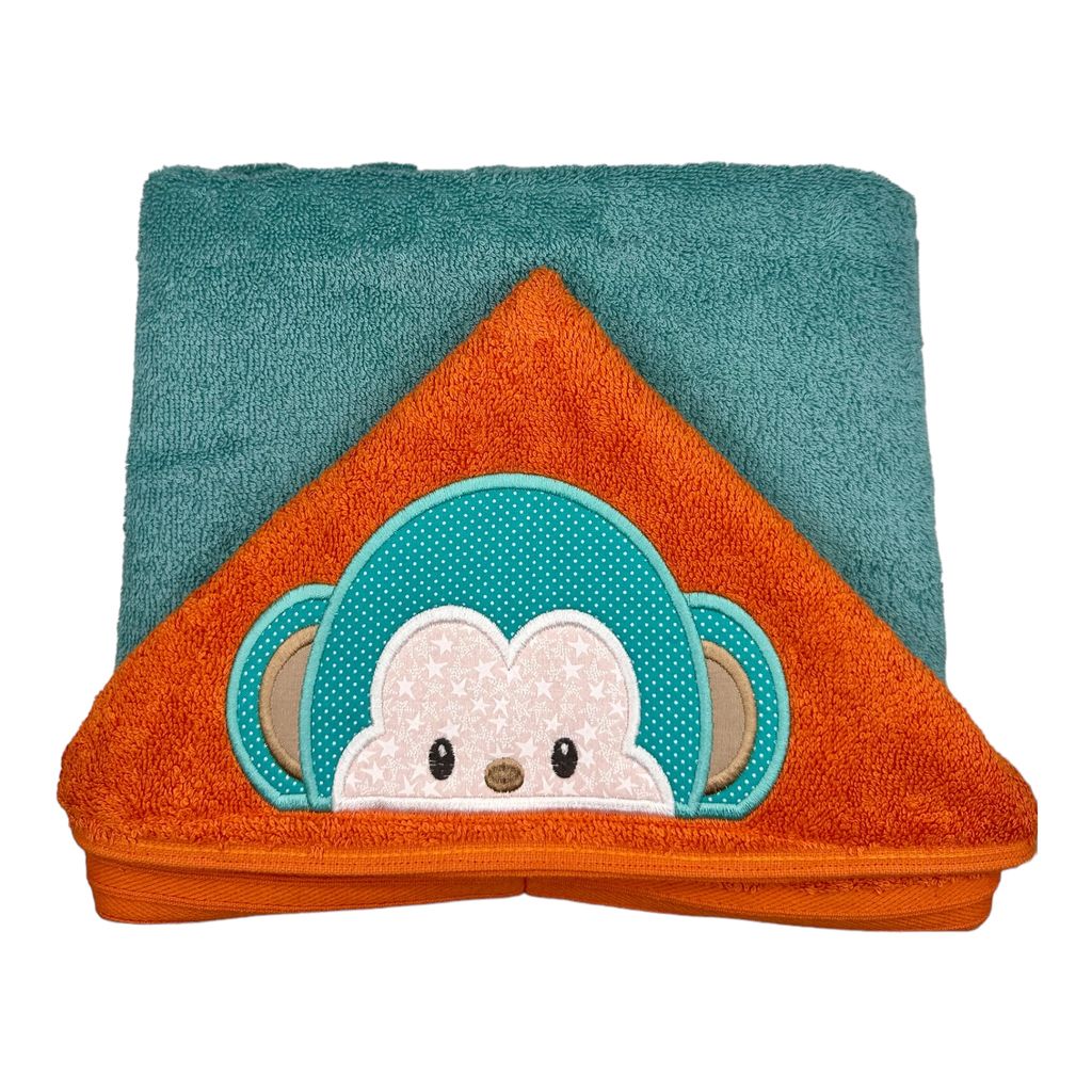 Sale item - Hooded towel with monkey