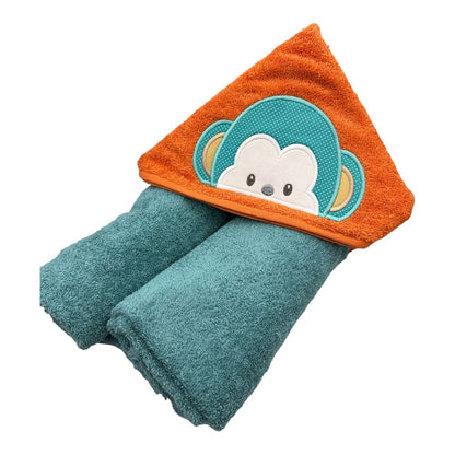 Sale item - Hooded towel with monkey
