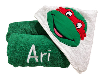Kids' Hooded Towel with NINJA TURTLE
