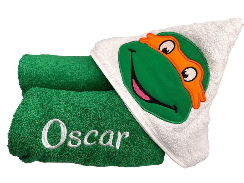 Kids' Hooded Towel with NINJA TURTLE