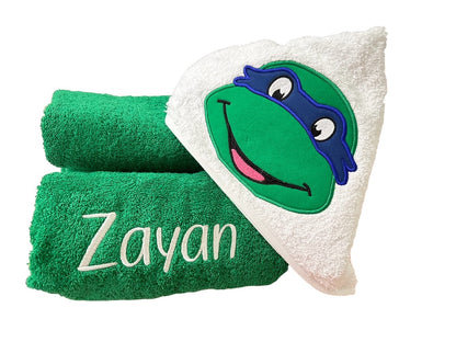 Kids' Hooded Towel with NINJA TURTLE