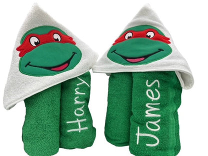 Kids' Hooded Towel with NINJA TURTLE