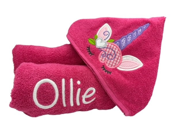 Kids' Hooded Towel with UNICORN