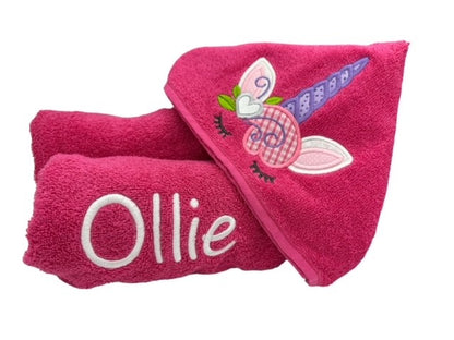 Kids' Hooded Towel with UNICORN