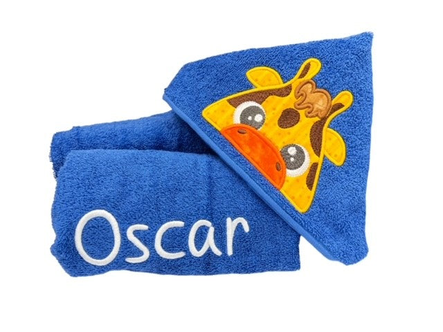 Kids' Hooded Towel with GIRAFFE