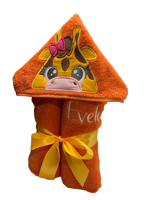Kids' Hooded Towel with GIRAFFE
