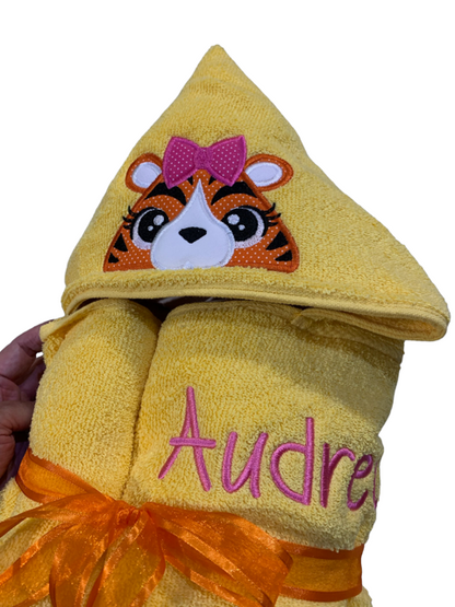 Kids' Hooded Towel with TIGER