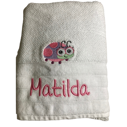 Embroidered Baby Bath Towel