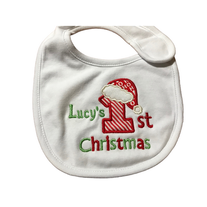 Baby Bib - First Christmas
