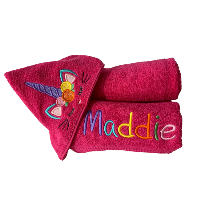 Kids' Hooded Towel with UNICORN