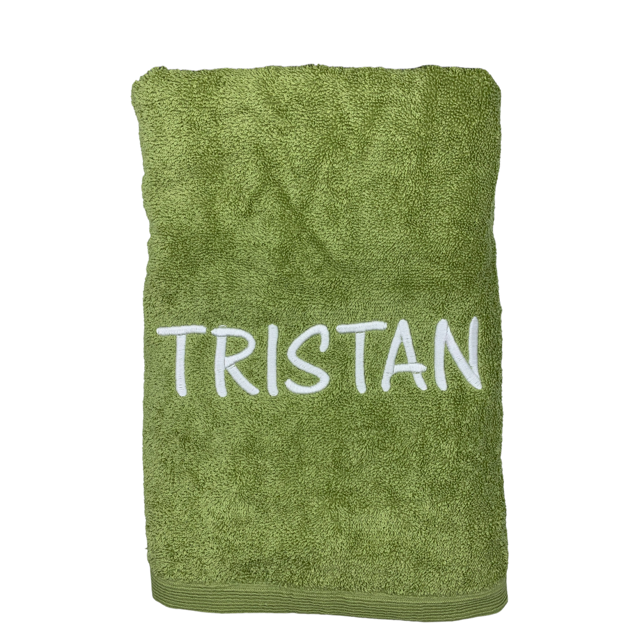 Embroidered Towel with Name only