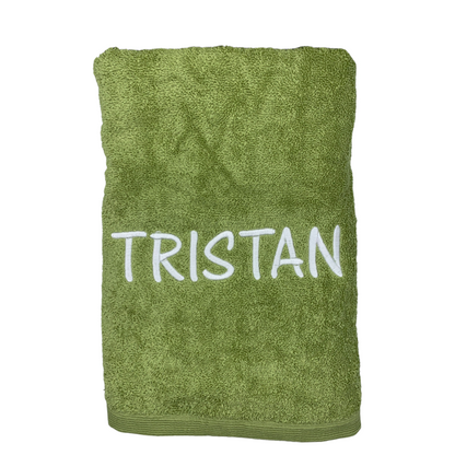 Embroidered Towel with Name only