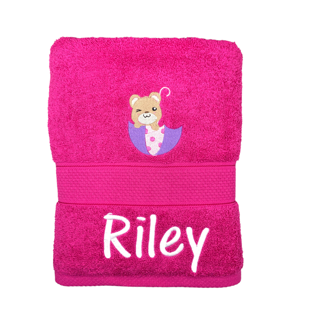 Embroidered Baby Bath Towel
