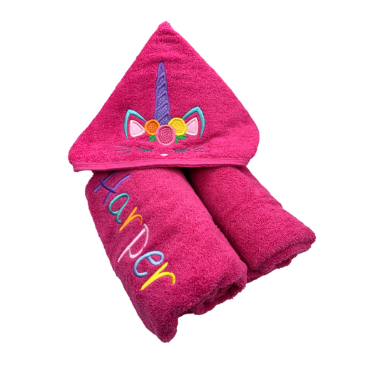 Kids' Hooded Towel with UNICORN