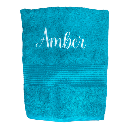 Embroidered Towel with Name only
