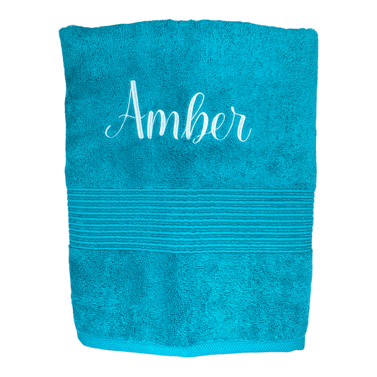 Embroidered Towel with Name only