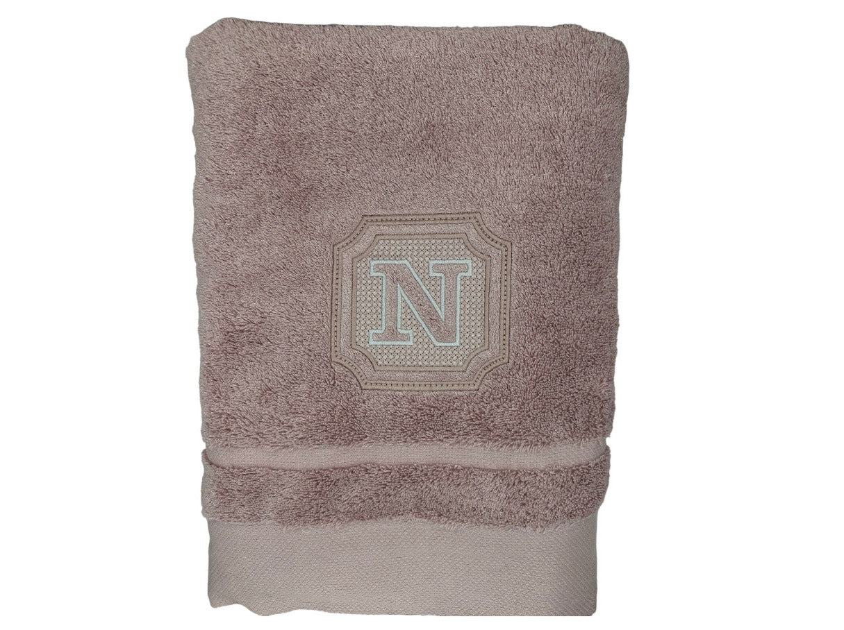 Embroidered Hand Towel with Monogram